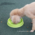 Bol de compagnie de mangeur de chien lent à manger en gros